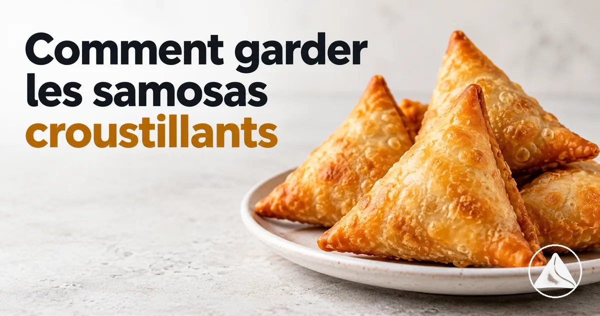 Samosas dorés et croustillants avec une pâte ferme et feuilletée après cuisson